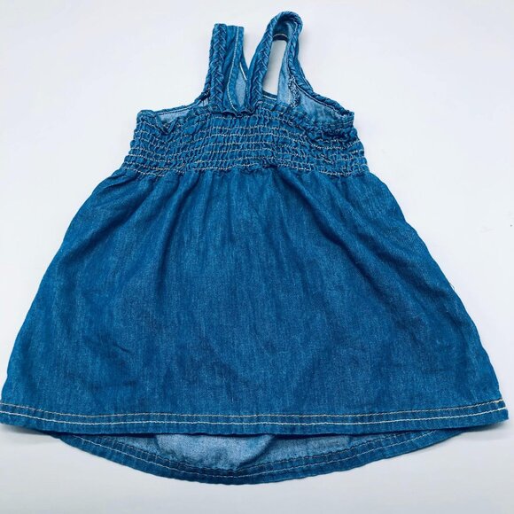 U.S. Polo Assn. Navy blue jeans jumper braided edging at arms 2 front 24m READ - Picture 2 of 7